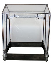 Drivhus 115 x 76 cm til højbedsramme